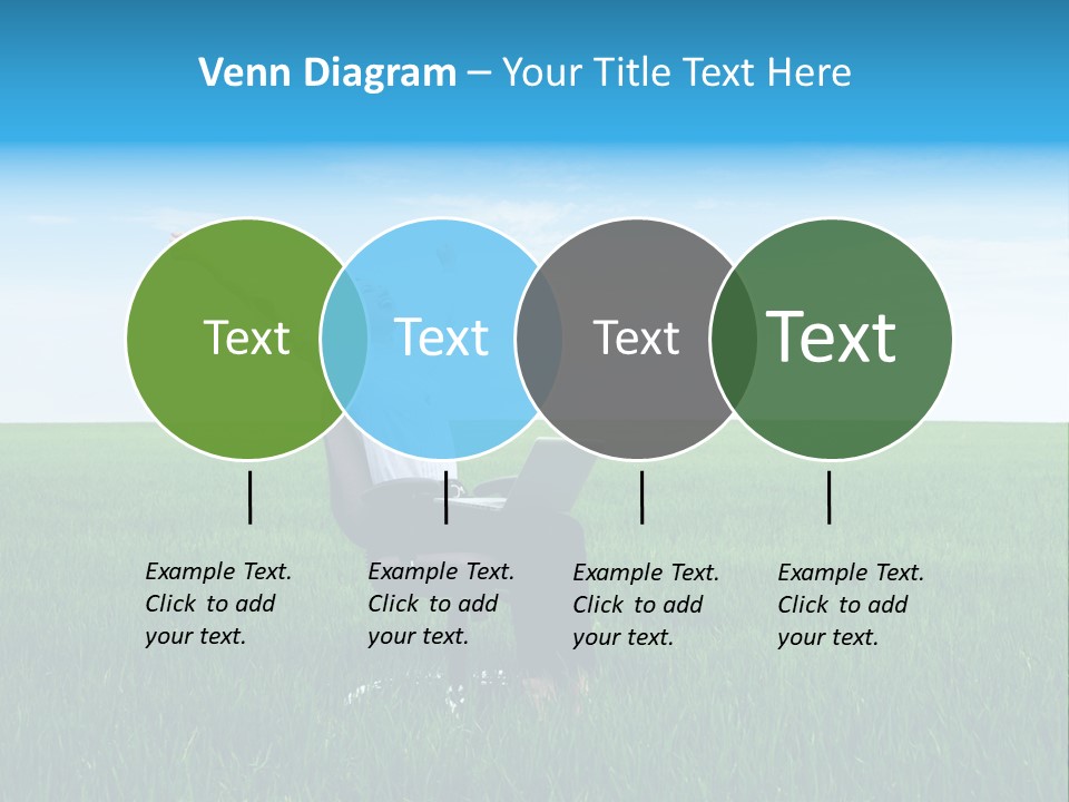 Armchair Recliner Pretty PowerPoint Template