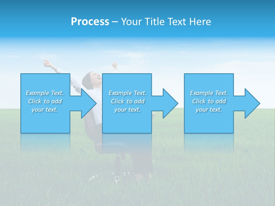 Armchair Recliner Pretty PowerPoint Template