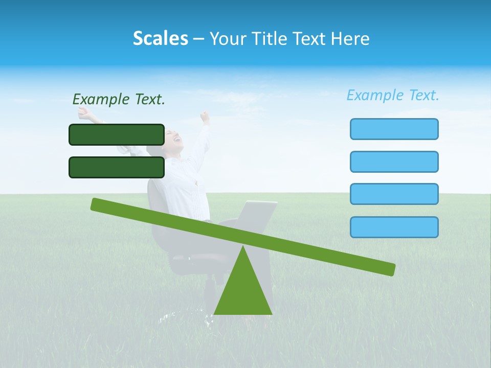 Armchair Recliner Pretty PowerPoint Template