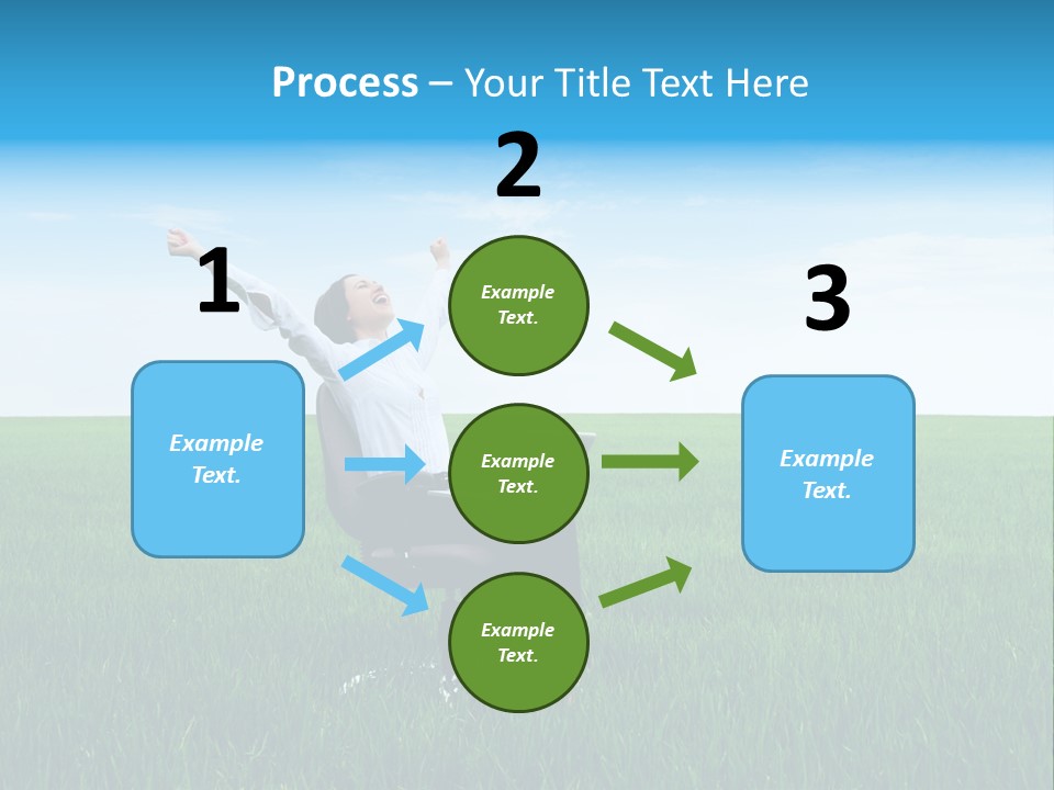 Armchair Recliner Pretty PowerPoint Template
