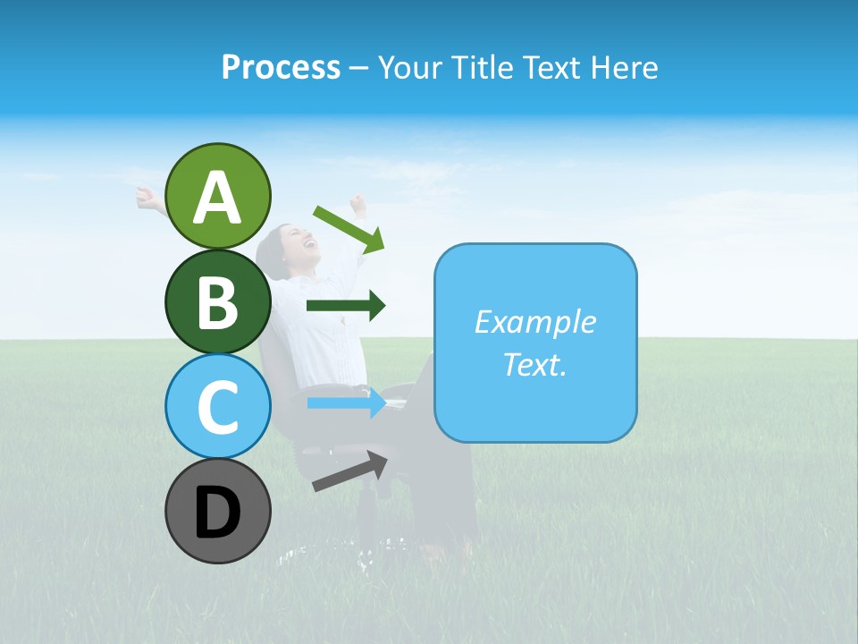 Armchair Recliner Pretty PowerPoint Template