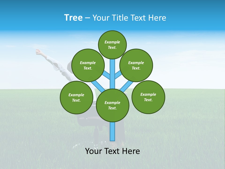 Armchair Recliner Pretty PowerPoint Template