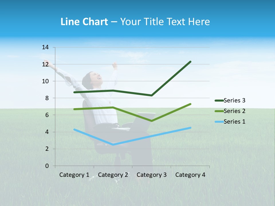 Armchair Recliner Pretty PowerPoint Template