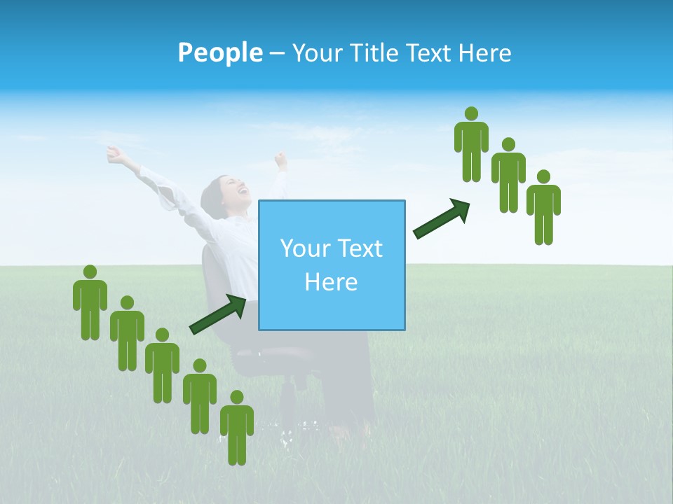 Armchair Recliner Pretty PowerPoint Template