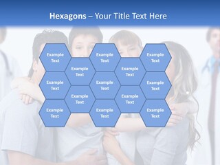 Kid Health Stethoscope PowerPoint Template