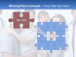 Kid Health Stethoscope PowerPoint Template