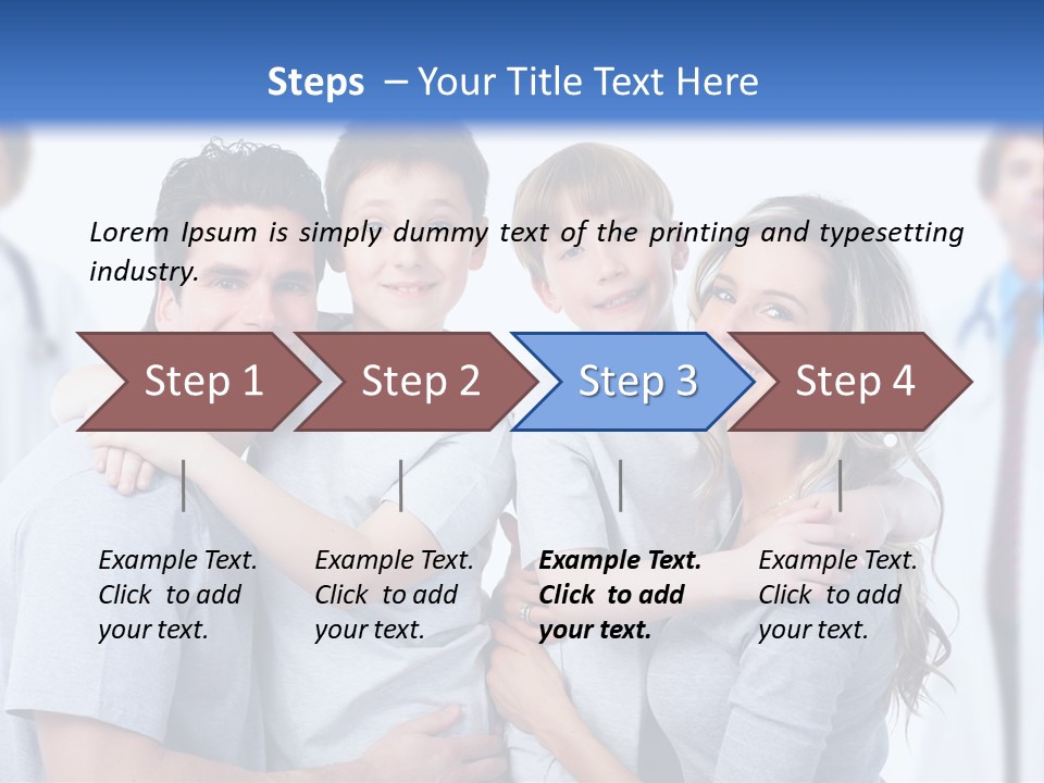 Kid Health Stethoscope PowerPoint Template