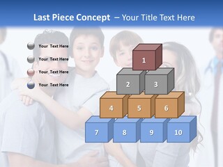 Kid Health Stethoscope PowerPoint Template