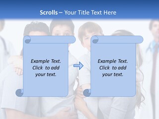 Kid Health Stethoscope PowerPoint Template
