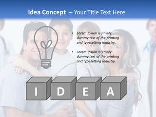 Kid Health Stethoscope PowerPoint Template