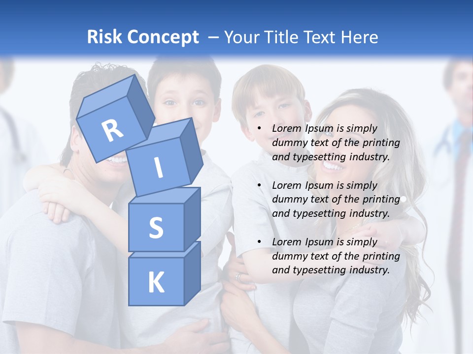 Kid Health Stethoscope PowerPoint Template