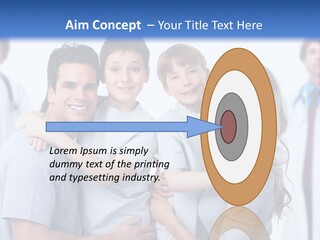 Kid Health Stethoscope PowerPoint Template