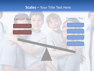 Kid Health Stethoscope PowerPoint Template