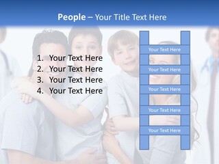 Kid Health Stethoscope PowerPoint Template
