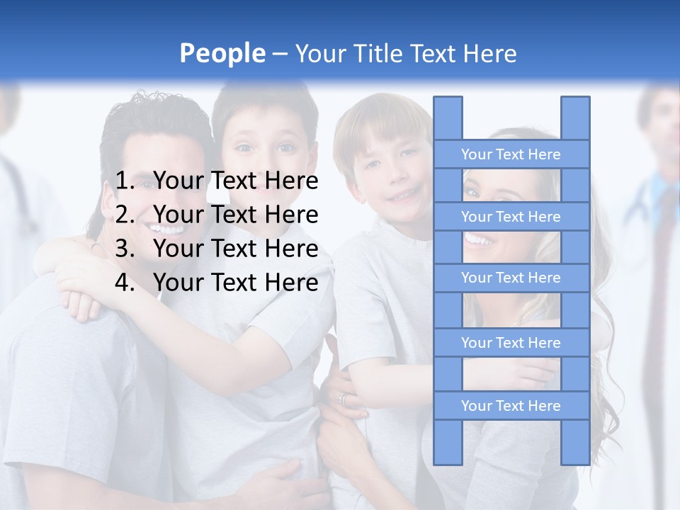 Kid Health Stethoscope PowerPoint Template