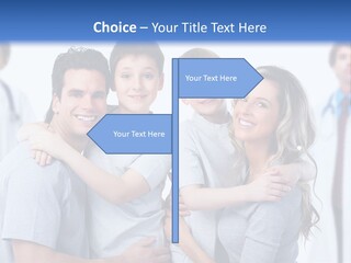 Kid Health Stethoscope PowerPoint Template