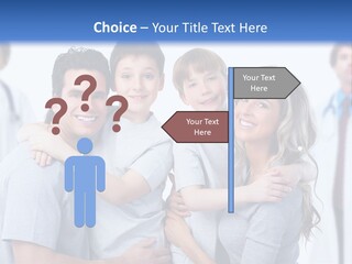 Kid Health Stethoscope PowerPoint Template