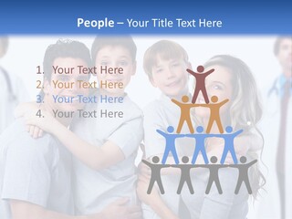 Kid Health Stethoscope PowerPoint Template