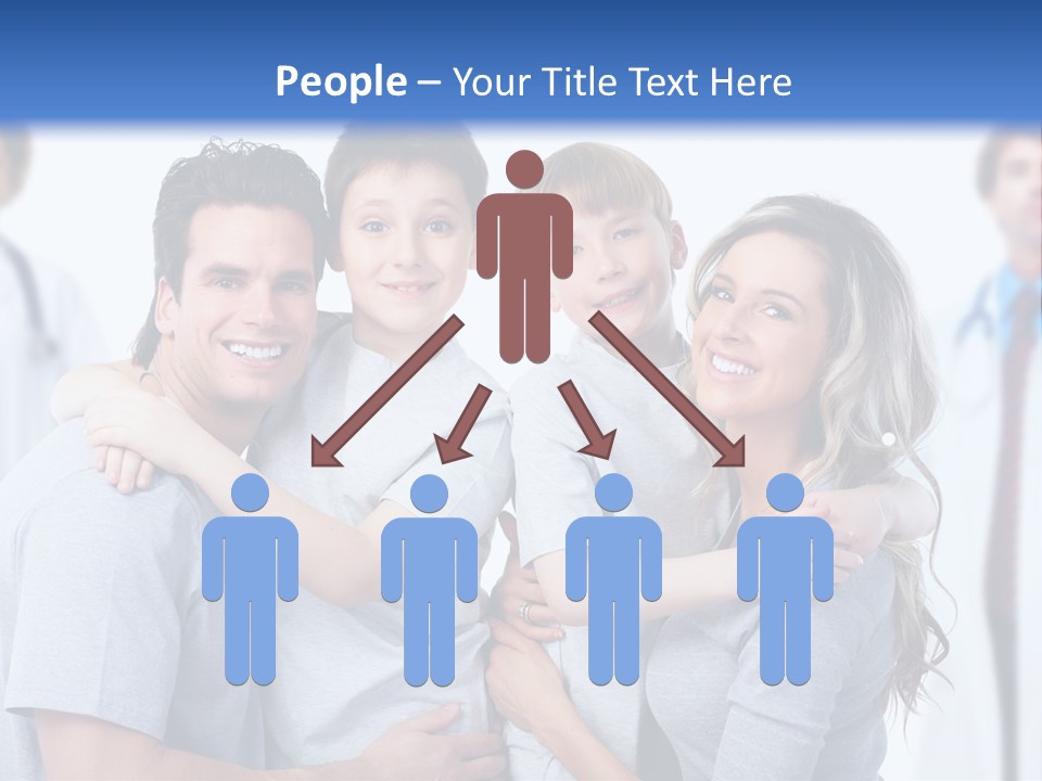 Kid Health Stethoscope PowerPoint Template