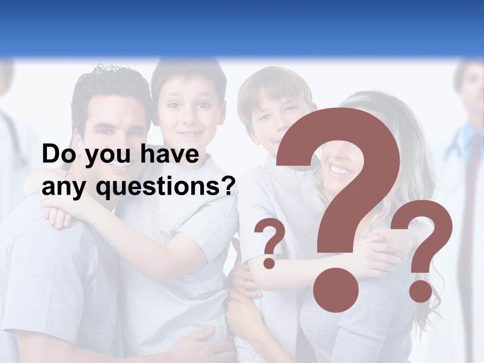 Kid Health Stethoscope PowerPoint Template