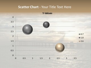 Water Clouds Bridge PowerPoint Template