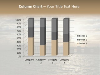 Water Clouds Bridge PowerPoint Template