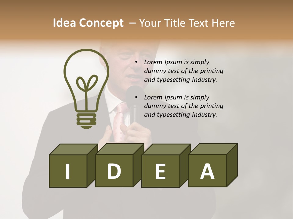 Politics Believe Politician PowerPoint Template