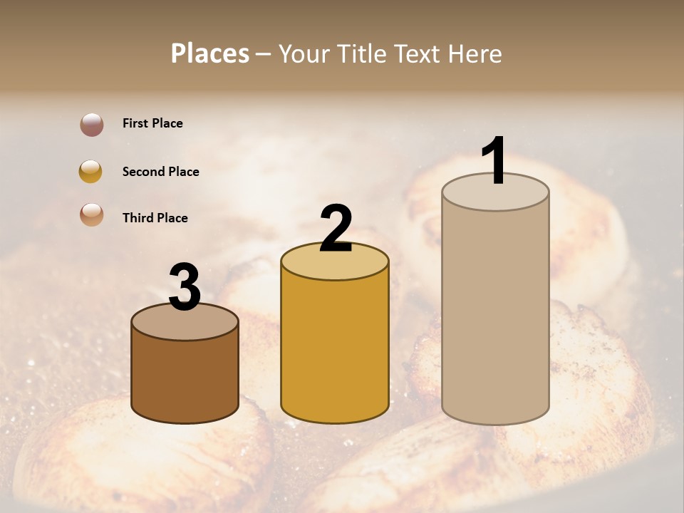 Oil Scallop Food PowerPoint Template