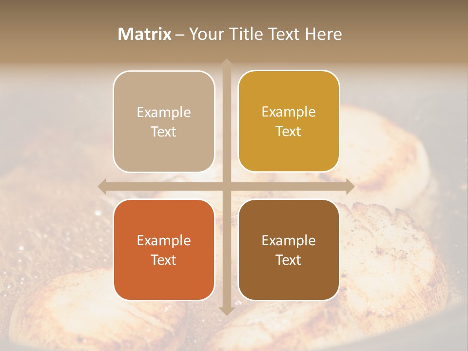 Oil Scallop Food PowerPoint Template