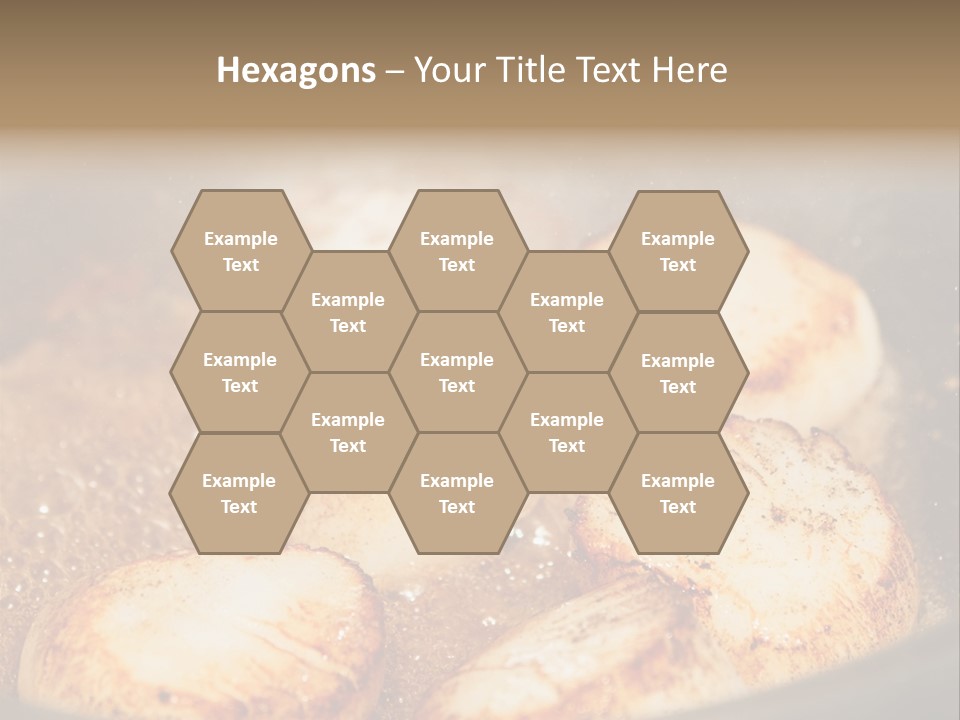 Oil Scallop Food PowerPoint Template