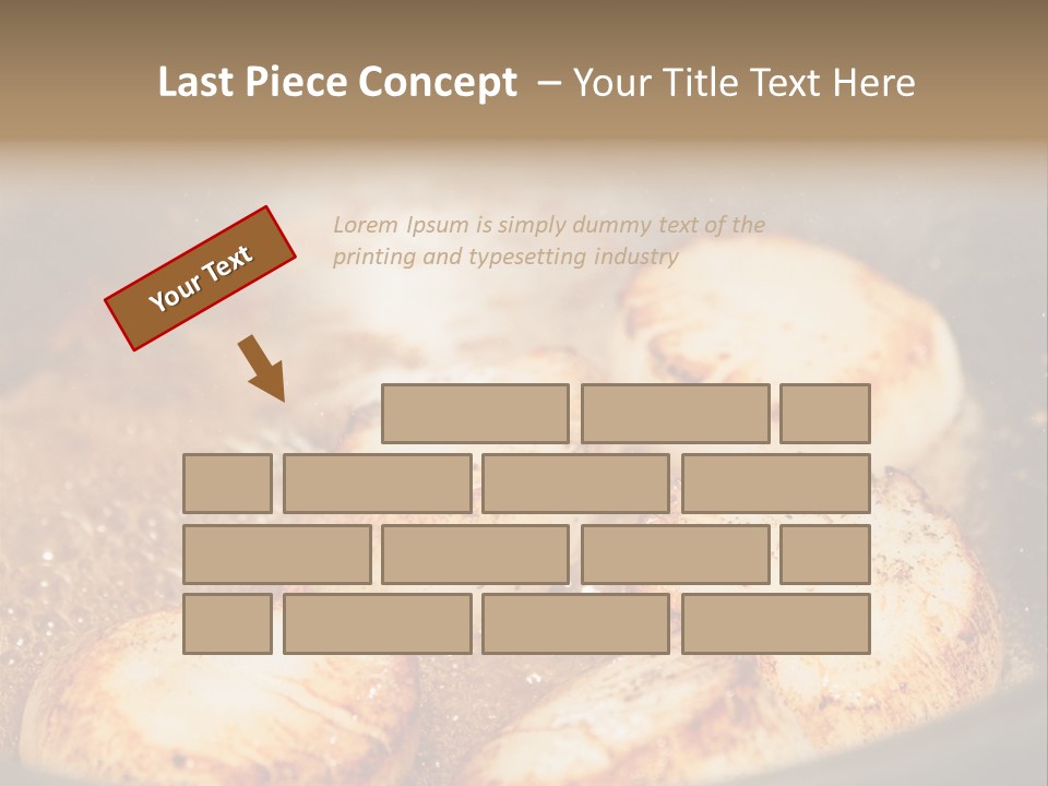 Oil Scallop Food PowerPoint Template