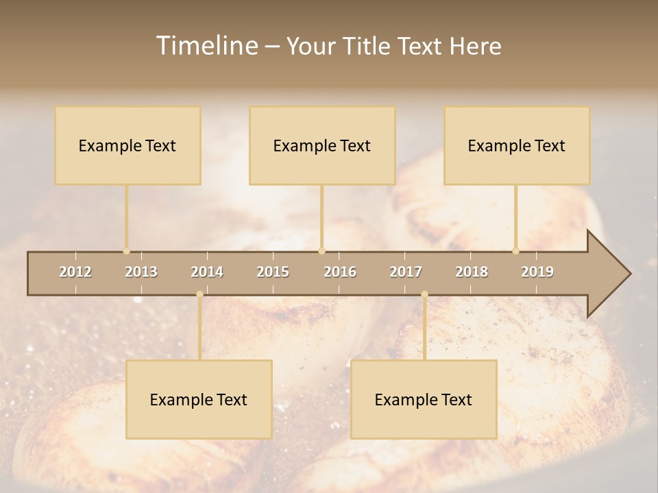 Oil Scallop Food PowerPoint Template