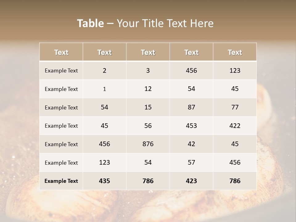 Oil Scallop Food PowerPoint Template