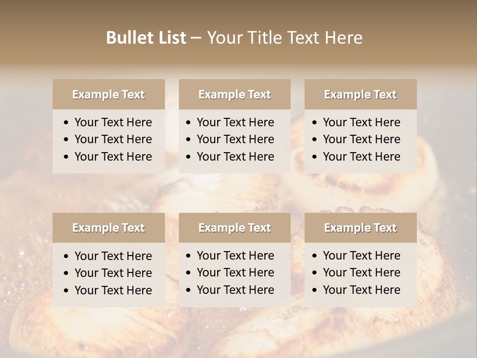 Oil Scallop Food PowerPoint Template