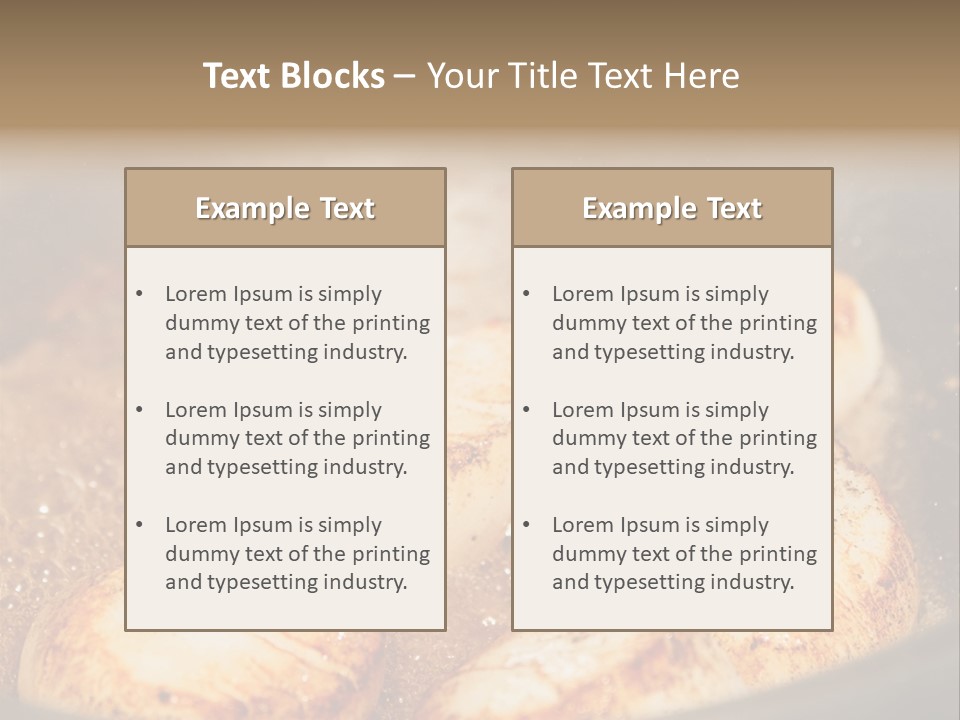Oil Scallop Food PowerPoint Template