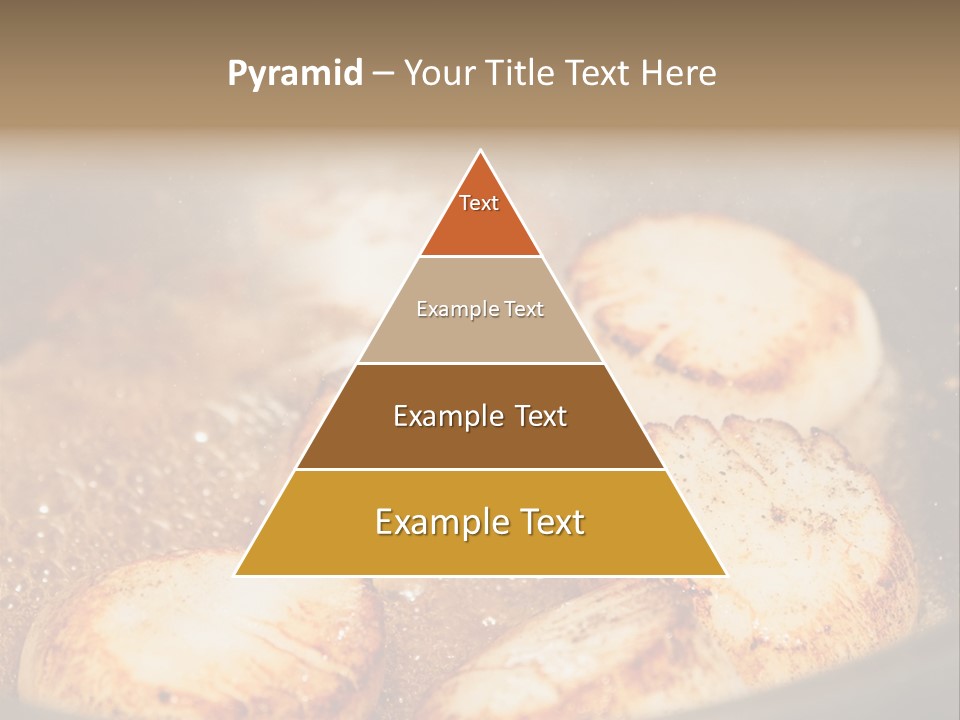 Oil Scallop Food PowerPoint Template