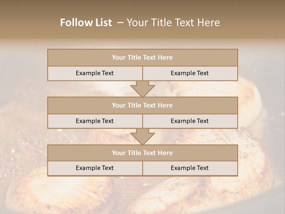 Oil Scallop Food PowerPoint Template