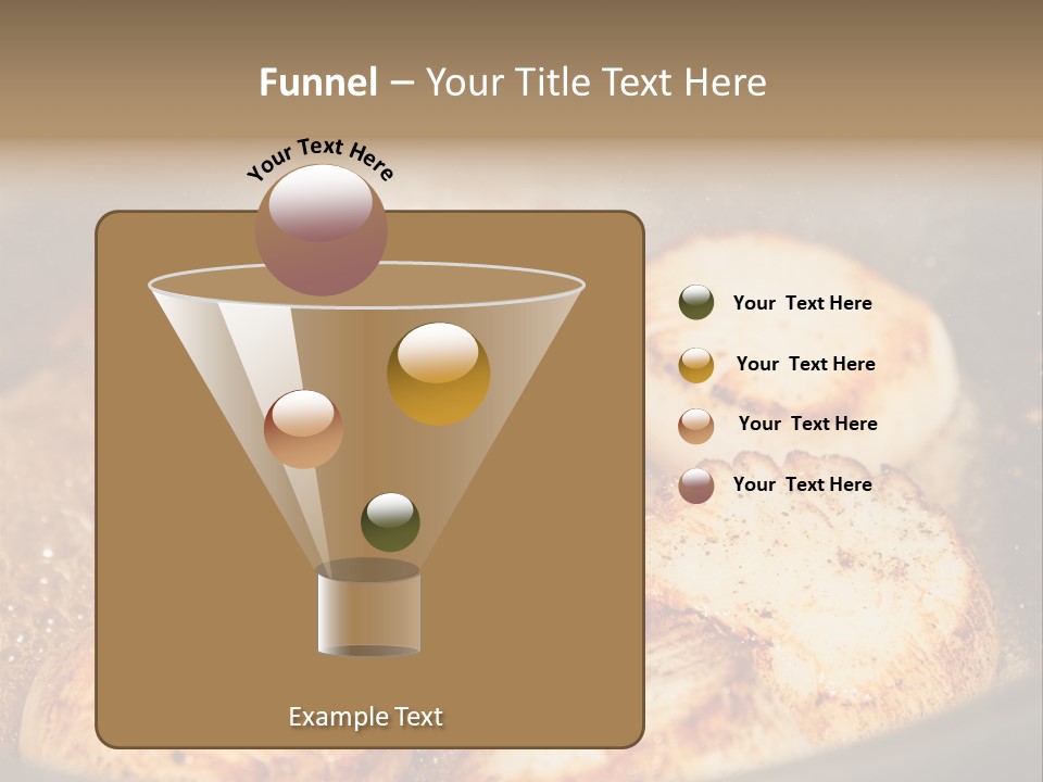 Oil Scallop Food PowerPoint Template