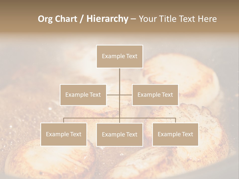 Oil Scallop Food PowerPoint Template
