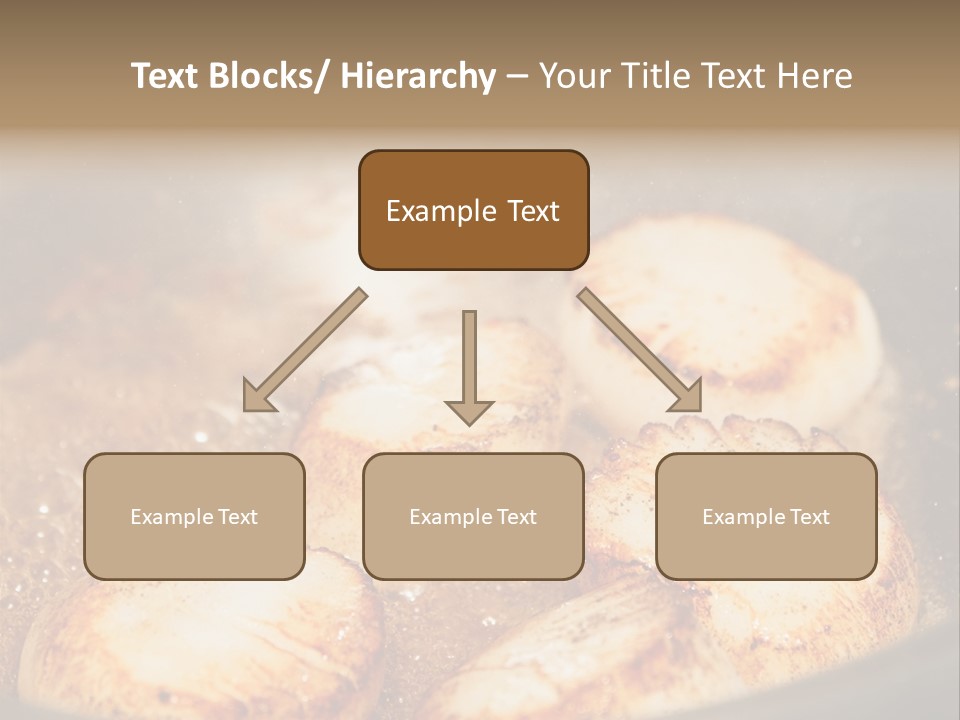 Oil Scallop Food PowerPoint Template