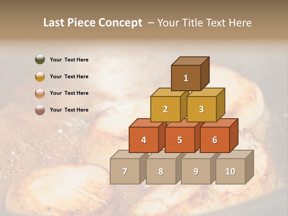 Oil Scallop Food PowerPoint Template