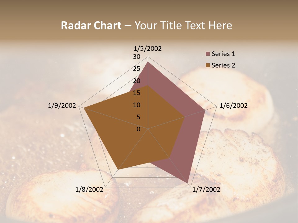 Oil Scallop Food PowerPoint Template