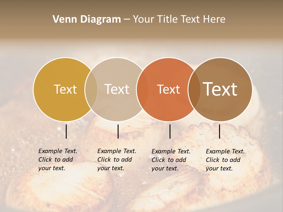 Oil Scallop Food PowerPoint Template