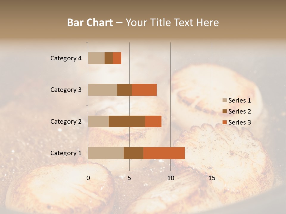 Oil Scallop Food PowerPoint Template