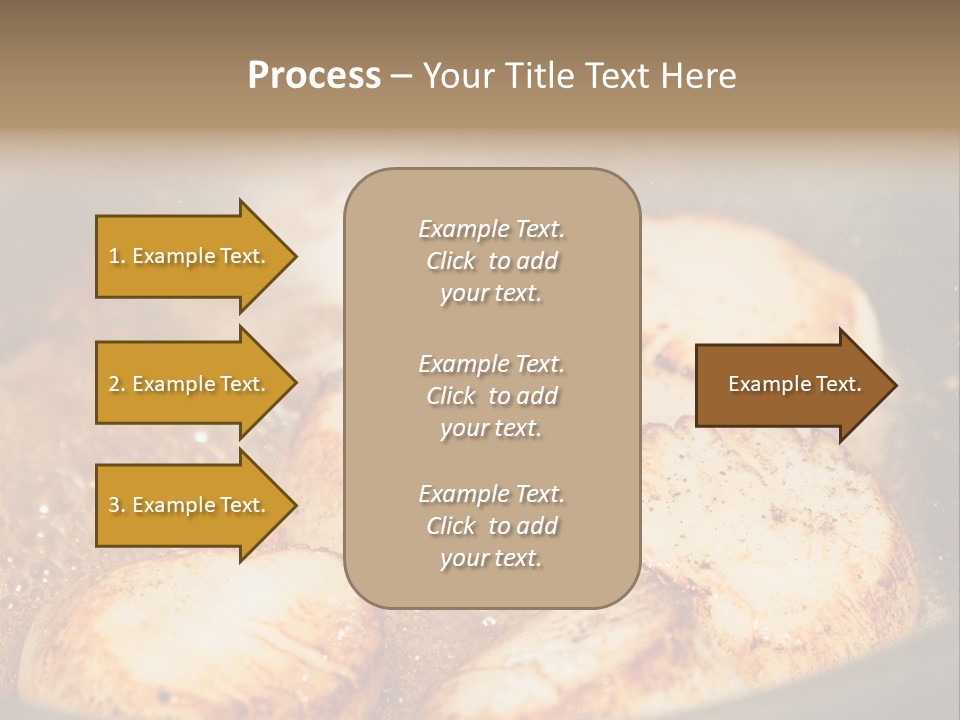 Oil Scallop Food PowerPoint Template
