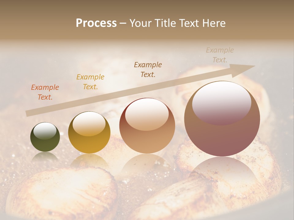 Oil Scallop Food PowerPoint Template