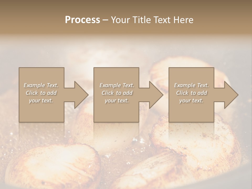 Oil Scallop Food PowerPoint Template