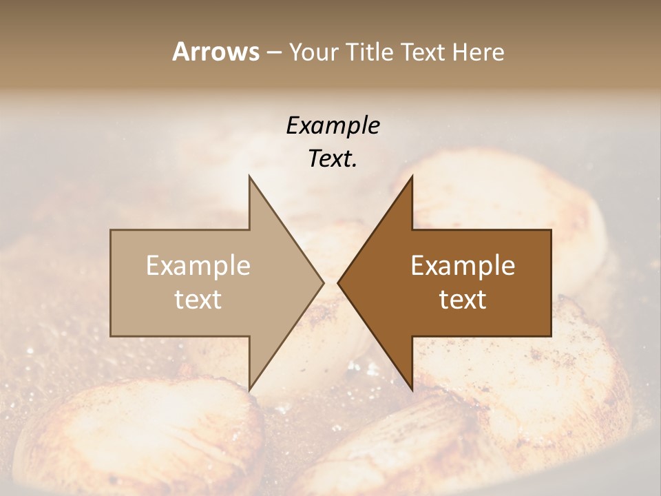 Oil Scallop Food PowerPoint Template