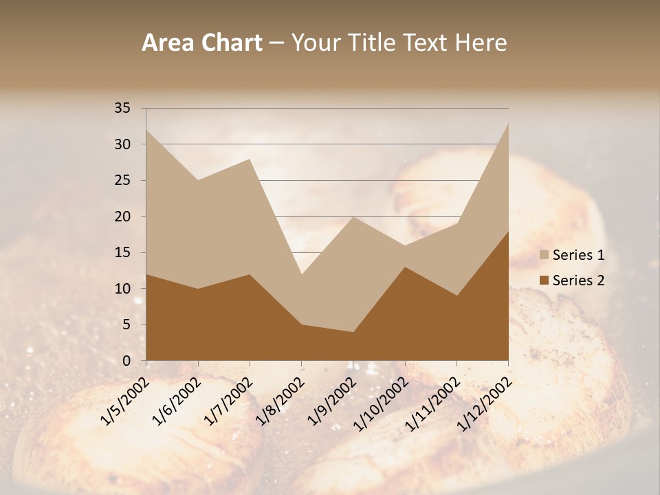 Oil Scallop Food PowerPoint Template
