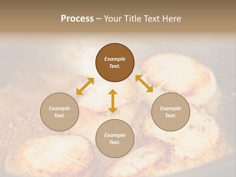 Oil Scallop Food PowerPoint Template
